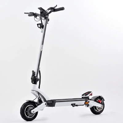 Dual-motor electric scooter for adults, Qatlanan elektrik skuterlər - f4-1000w13ah-white