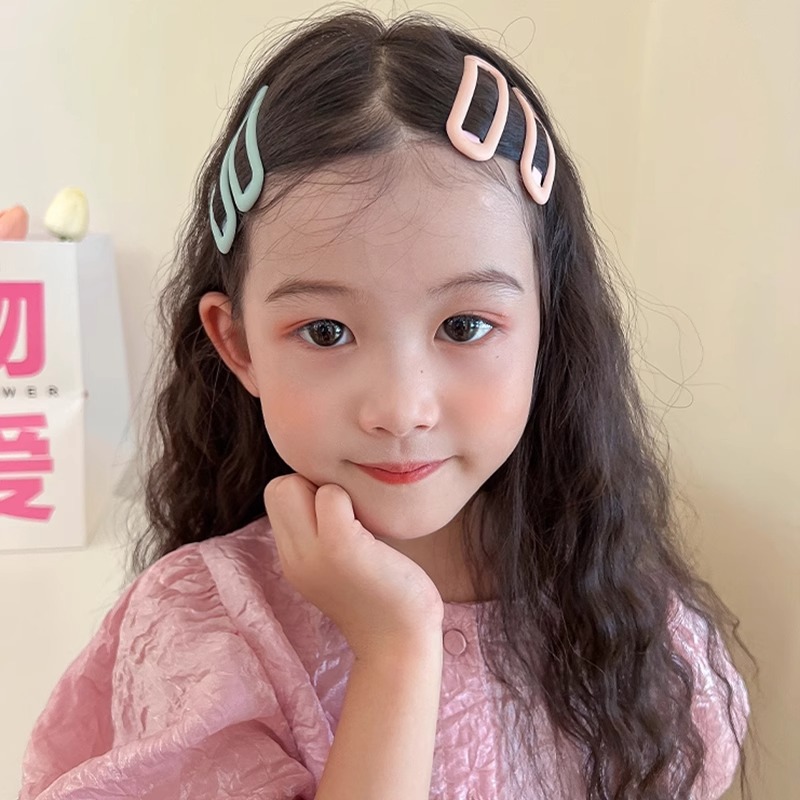 Color caramelo horquilla dopamina para niños BB clip accesorios para el cabello diario frente roto clip de pelo horquilla simple tocado de celebridad de Internet