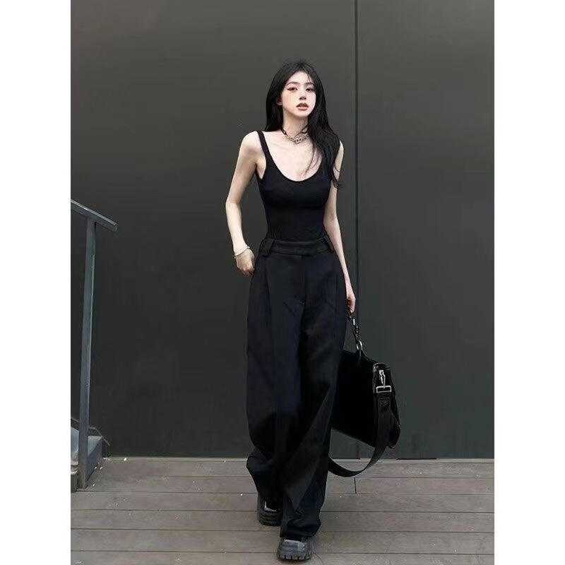 American Spice Girls Backless Camisole Spring New Style Outer Wear Inner Wear Self-contained Anti-slip Strip