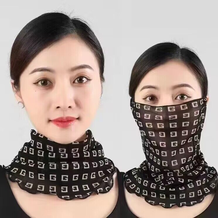 Sun Protection Veil, Ice Silk Multifunctional Neck Scarf for Women, Summer Sun Protection, Anti-Uv, Thin Neck Mask, Versatile Silk Scarf Sun Protection Veil, Ice Silk Multifunctional Neck Scarf for Women, Summer Sun Protection, Anti-Uv, Thin Neck Mask, Versatile Silk Scarf