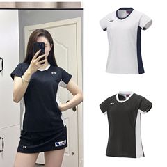 2025春夏新款韩国羽毛球服比赛服男女款短袖球服团购定 制