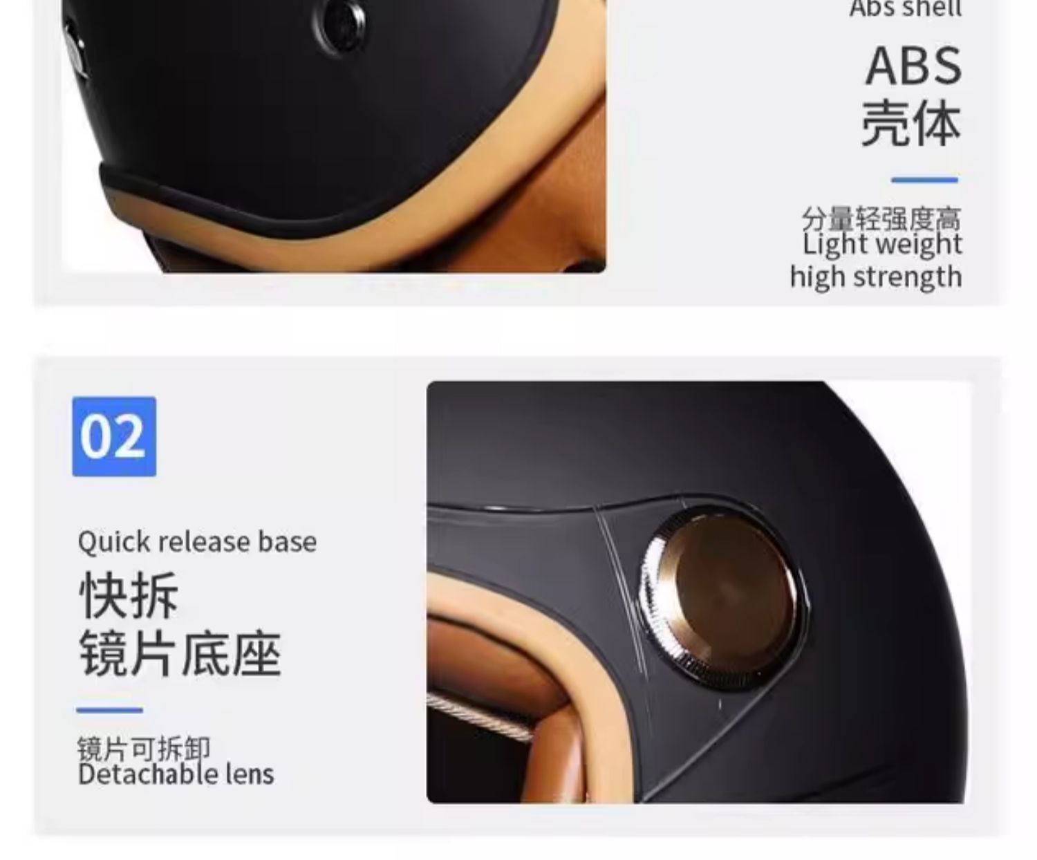 3C Standard Retro Motorcycle Helmet Open Face For Scooter With Bluetooth
