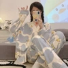 FM long -sleeved blue duck