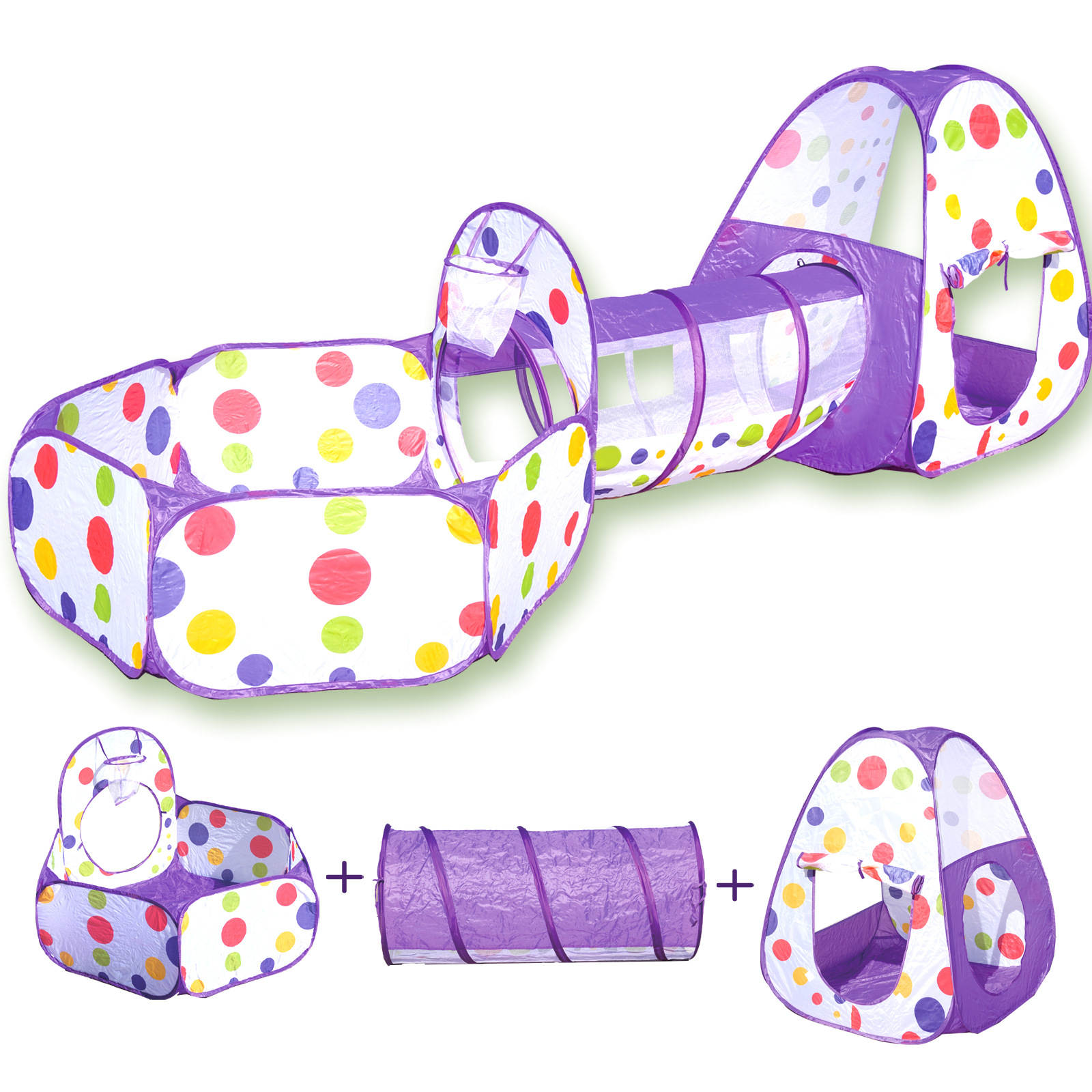 보라색 3 대 1 텐트-1250g