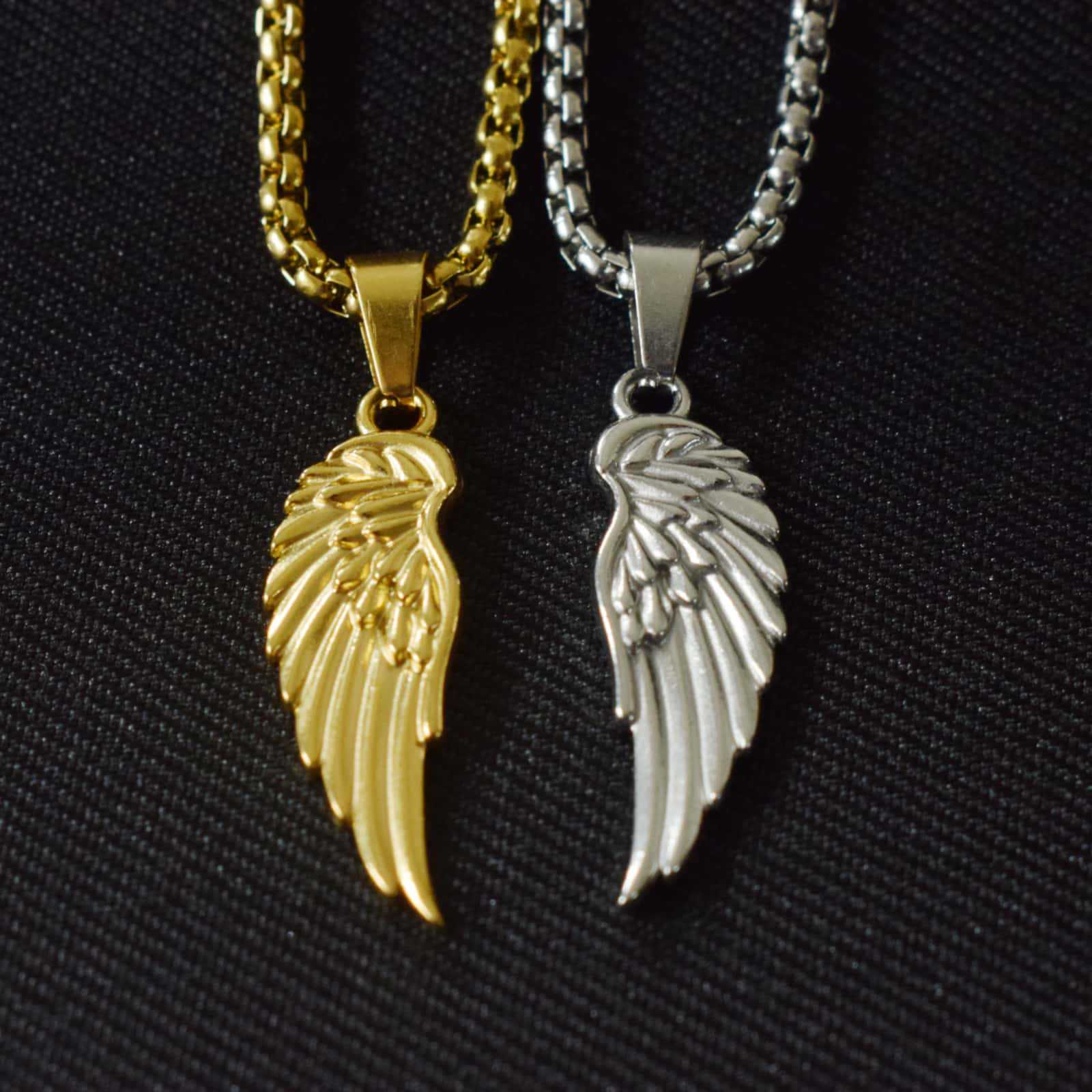 retro angel wings