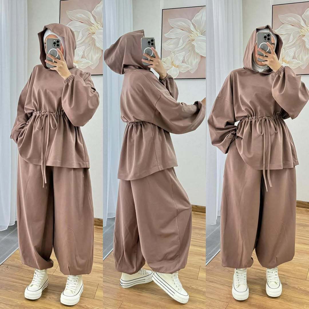 Cross-border 2025 Fall/Winter New European American Foreign Trade Women's Clothing Commuting Sports Casual Hooded_ecoleips.com