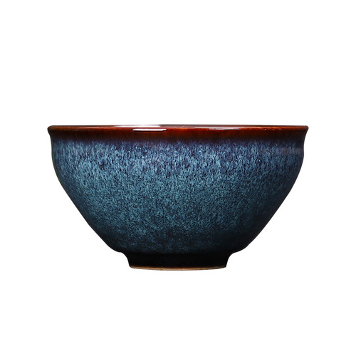 Kiln-changed multi-color ceramic tea cup Kung Fu tea set single cup tea cup master cup large tea cup tea bowl