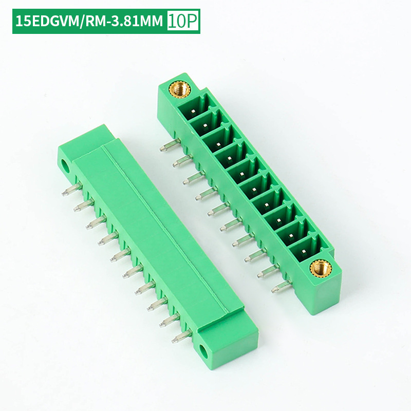15edgk-3.8mmプラグインpcb端子ベンディングストレートソケット2/3/4/16p耳付フランジ|undefined