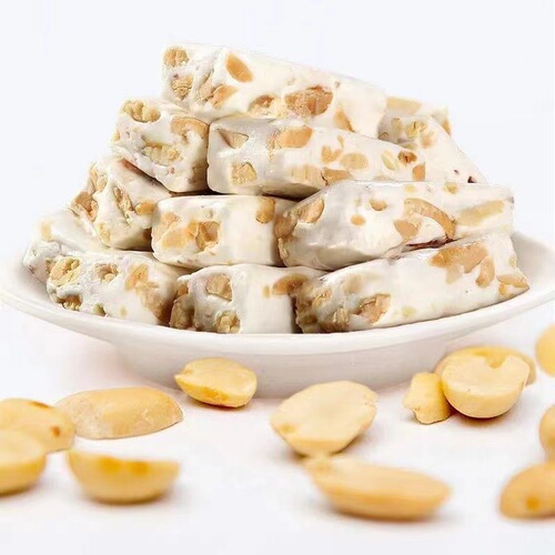 Peanut Brittle Milk Candy New Year's Specialty Local Snacks Retro Childhood Taste 500g/Bag