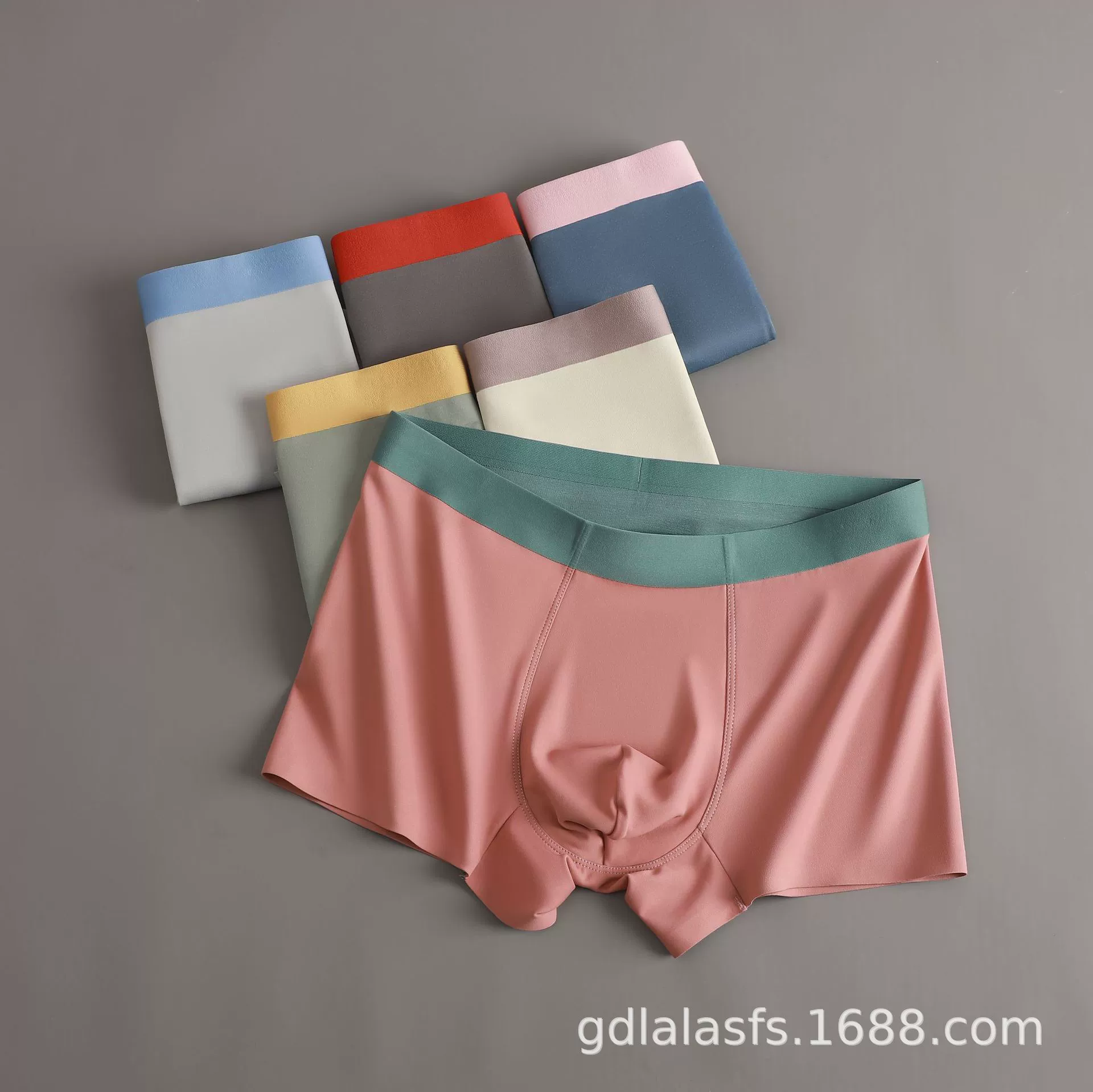 100 AB двухстороннее контрастное модальное бесшовное Мужское нижнее белье Blue Essence 5A антибактериальные боксеры из шелка тутового дерева в промежности