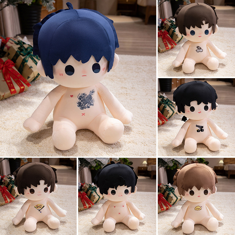 Tomb Robber's Notes merchandise: Zhang Qiling 40cm cotton doll, Biaoxie, Wuxie, Jie Yucheng, Li Cun plush toys