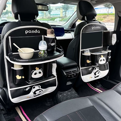 Storage Box Car Rear Anti-Kick | Chair back anti-kick pad - naughty-panda-x-style-z-style-folding-anti-kick-free-waterproof-bucket