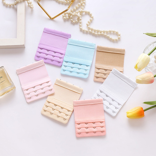 Ozina stainless steel 3 rows and 4 buckles elastic band extension back buckle bra elastic extension buckle three rows and four buckles extension buckle