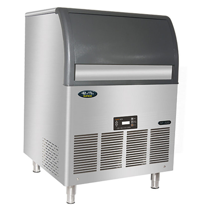 制冰机夏之雪SF320水吧饮品店咖啡店方块冰产冰量145kg圆弧型制冰