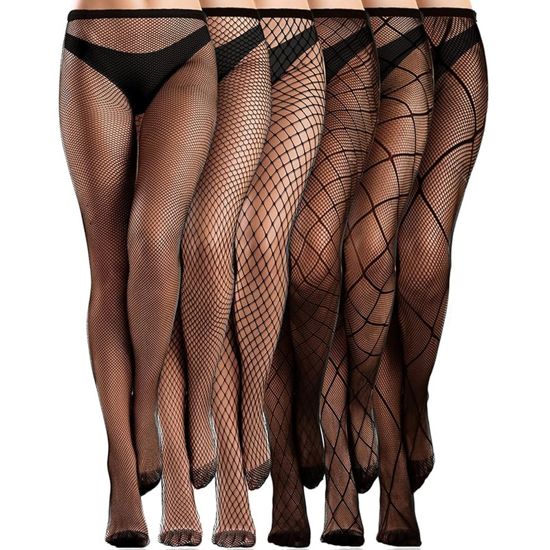 Hot-Selling Combo Set Halloween Spider Web Stockings Dark Gothic Fishnet Stockings Eye Fishnet Pantyhose Pattern Jacquard Diamond Mesh Stockings