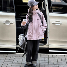 冬季中大女童加绒外套冬装新款童装儿童女孩加厚上衣冲锋衣休闲潮