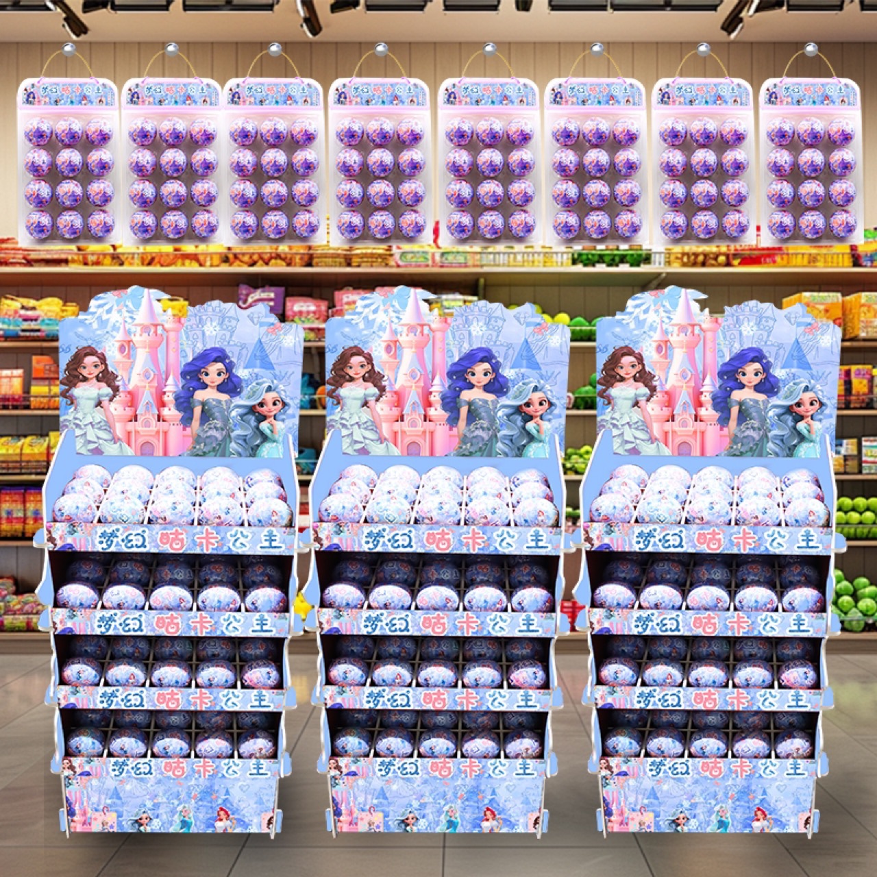 Caja de Pastel de Doble Capa con Diseño de Dibujos Animados, Material de Pegamento en Crema, Paquete de Regalo de Cumpleaños de Gatitos y Amigos