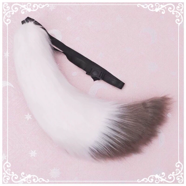 Baijia Gray Fox Tail Large
