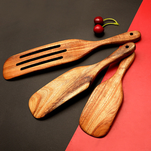 Amazon cross-border cooking spatula 5-piece set pizza snack salad mixing cooking spatula teak spatula set