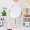 Light luxury double-sided mirror [pink] oval