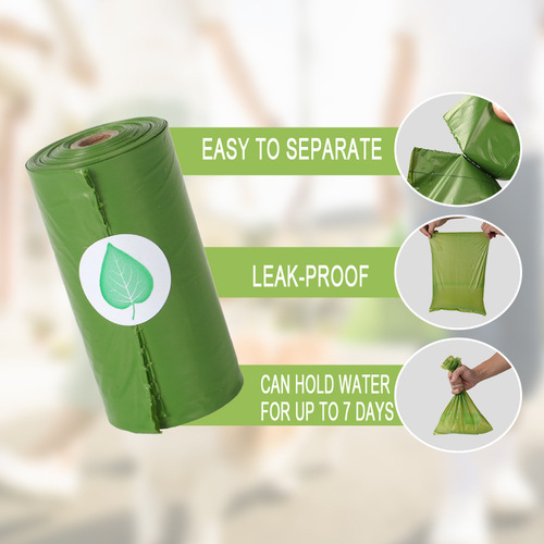 Pet Waste Bag Pickup Bag Biodegradable Dog Poop Bag Dispenser Unisex