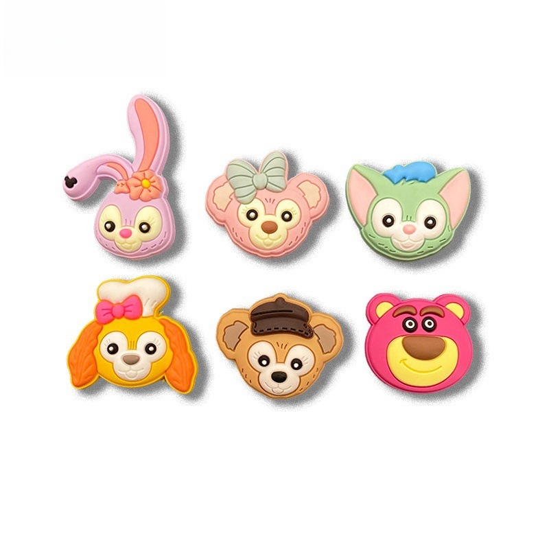 新しい下駄花シリコーン靴バックルソフト接着剤 diy 靴アクセサリー取り外し可能なアクセサリー工場卸売モール同じスタイル|undefined