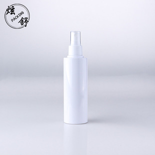 Customized 100ml Flat Shoulder Spray Bottle Toner Cosmetics Empty Bottle Plastic Pet Disinfectant Bottle Travel Refill Bottle