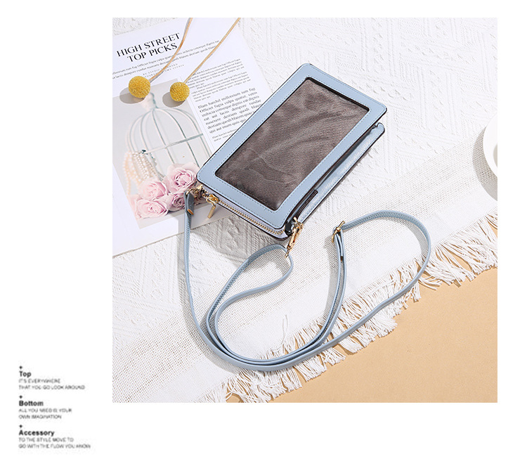 2023 New Mobile Phone Bag Women's Touch Screen Mobile Phone Bag Shoulder Crossbody Coin Purse_voghion.com