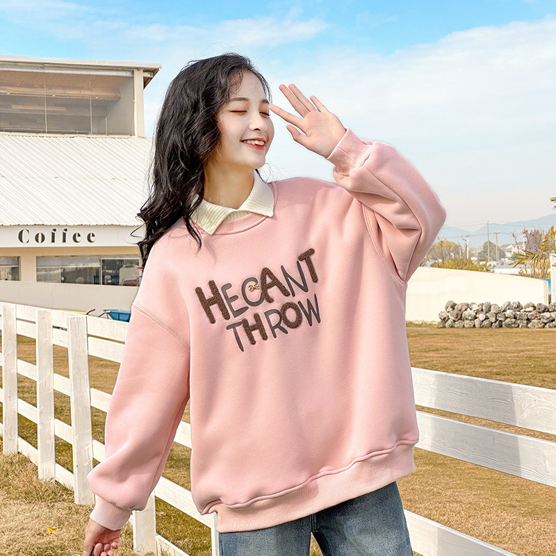 Women's Spring and Autumn 2024 New Children's Clothing Medium and Large Children's Stylish Top Spring Girls' Clothing Spring Outfit 12 Years Old