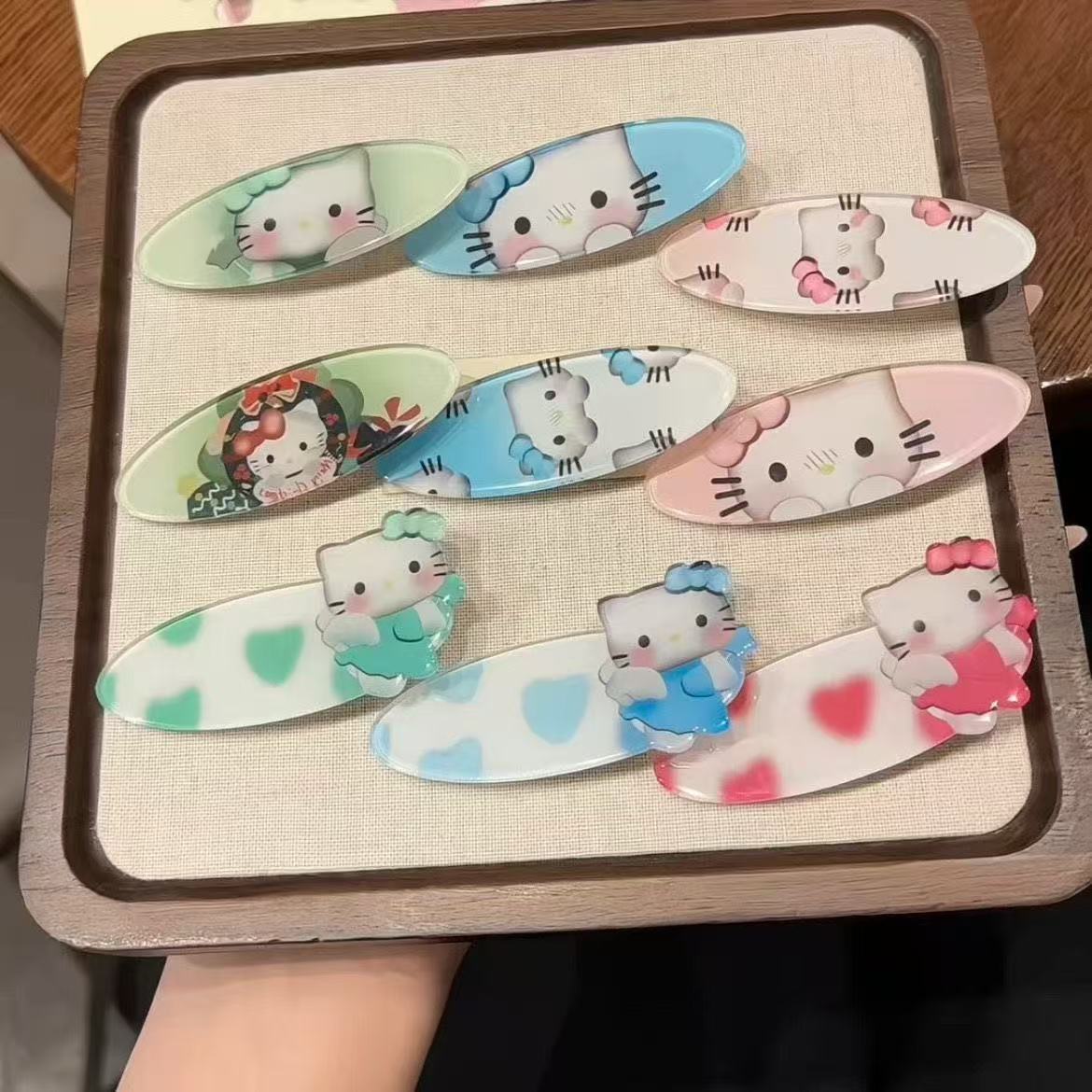 DT5929 프리스비 고양이 머리핀