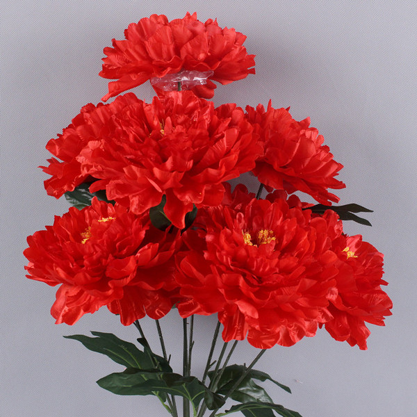 Simulation peony bouquet 9 heads of big peony 70 cm decorative…