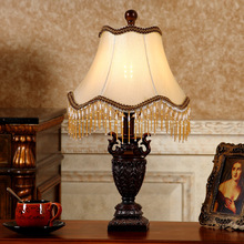 欧式小台灯卧室浪漫床头灯复古书桌宫廷乡村客厅古典书房温馨家用