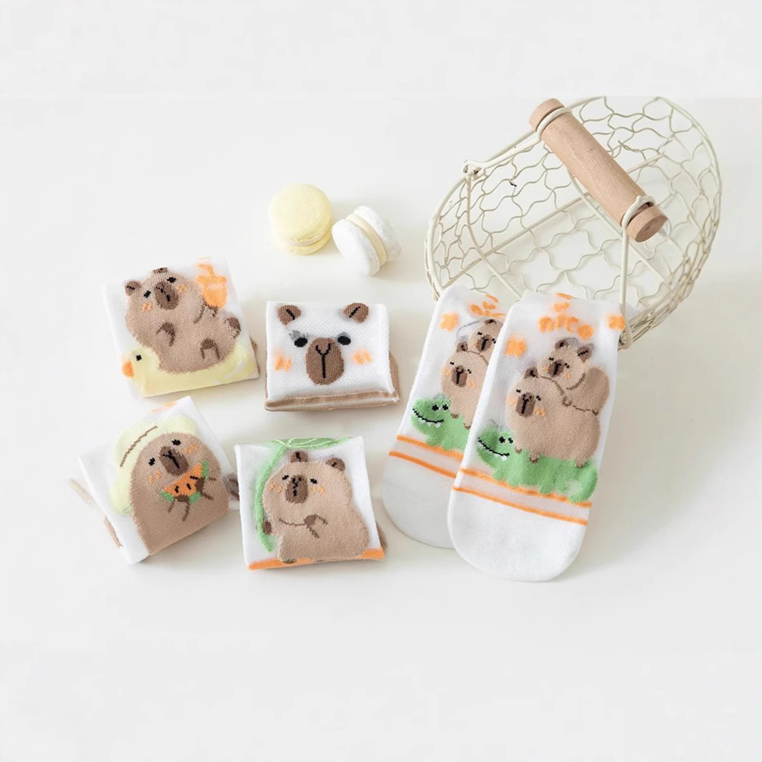 Summer children's cartoon thin breathable socks for boys