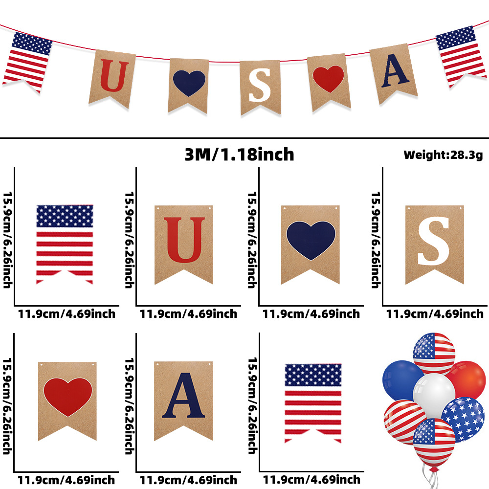El nuevo Día de la Independencia de los Estados Unidos tira de la bandera