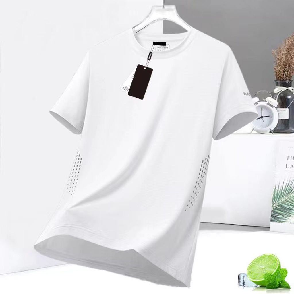[Dotted Mesh T] White