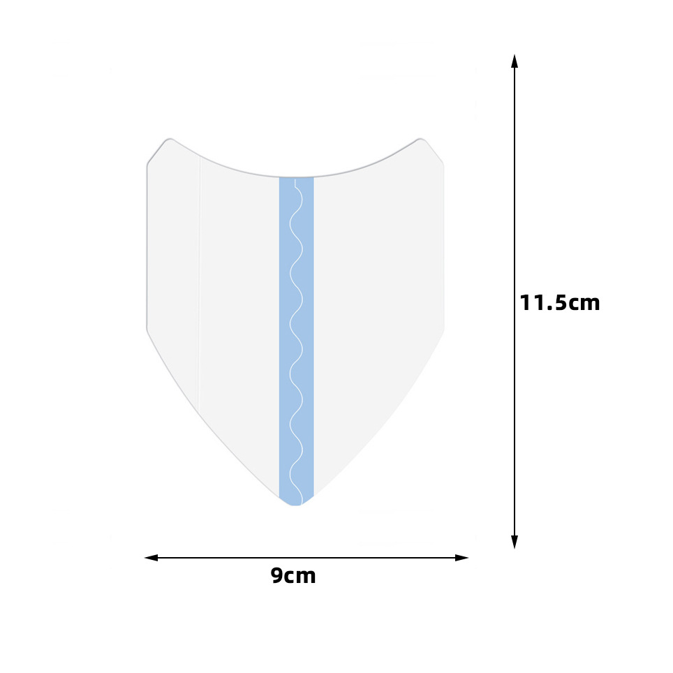 Paño elástico transfronterizo en forma de V, parche para el muslo, aislamiento invisible del sudor, prevención de la fricción, leggings, área de presión lenta, parche para el muslo multiusos