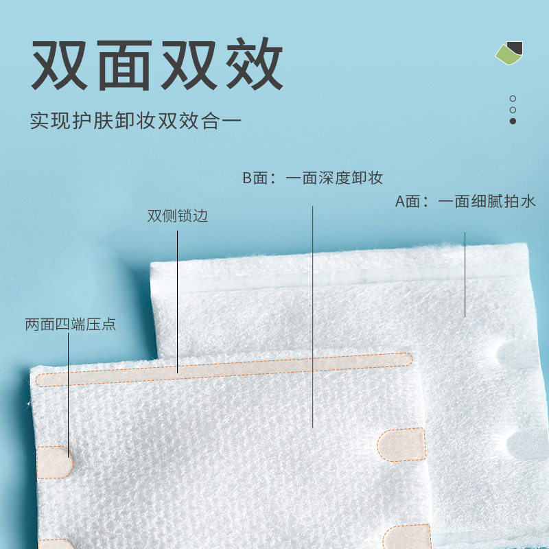 120 piezas de almohadilla de algodón gruesa, desmaquillante, almohadilla de algodón, limpieza portátil, desmaquillante, almohadilla de algodón, caja de algodón gruesa