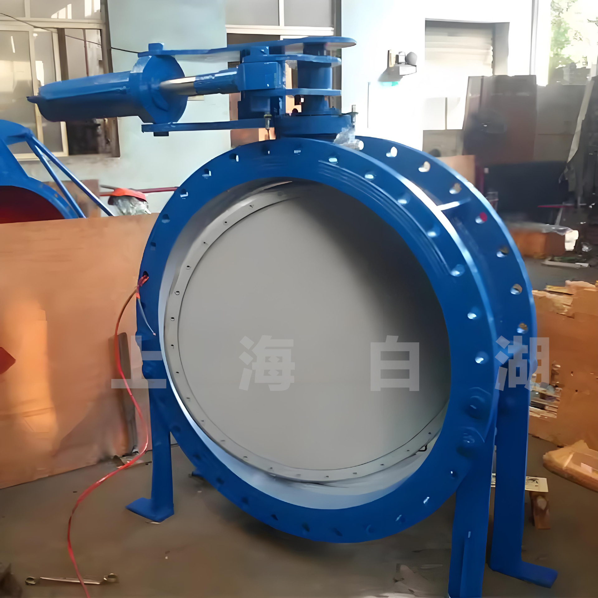 白湖牌DX7K41H蓄能罐式液控缓闭止回蝶阀 液力自控缓闭蝶式止回阀