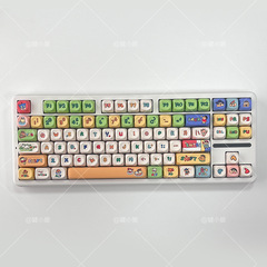 クレヨンしんちゃん2.0 (箱入り) 145キー五面熱昇華キーキャップPBT高さかわいい丸み機械キーボード