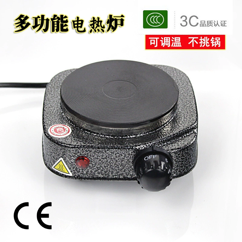 Маленькая электрическая плита 500 Вт электрическая плита мокко горшок кофе плита нагревательная плита губная помада плита заваривание чая кофе плита
