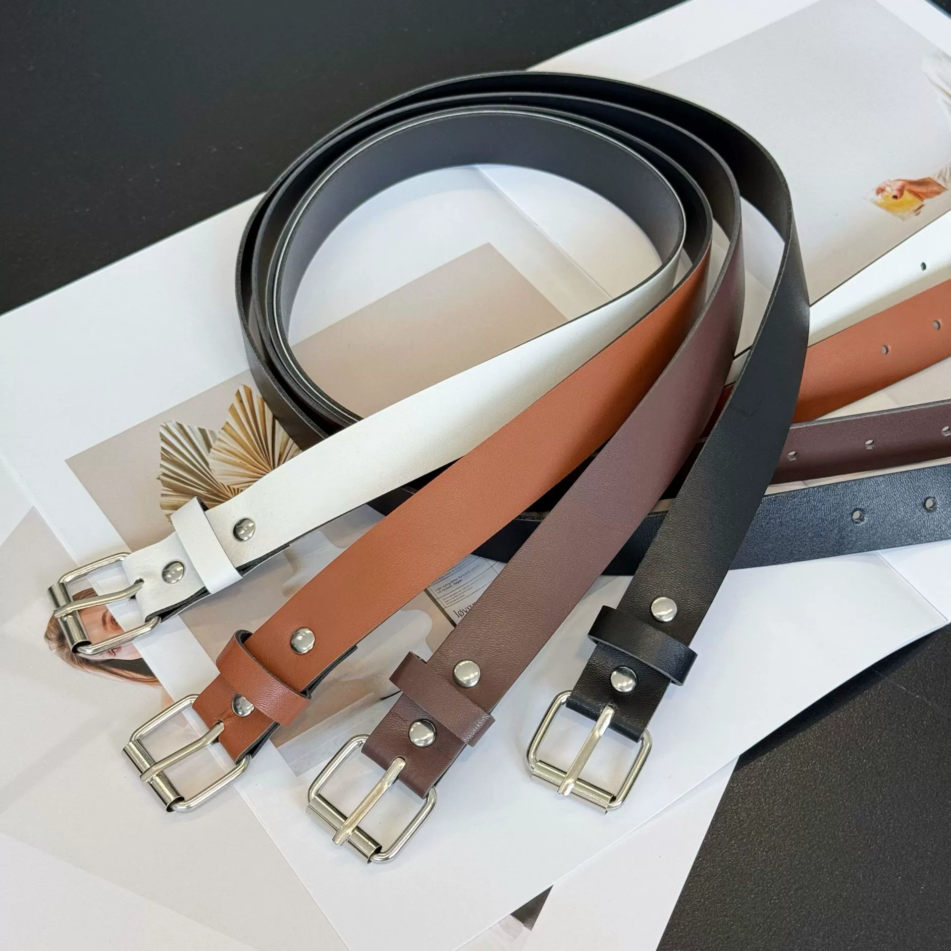 Женский повседневный универсальный простой дешевый ремень в корейском стиле, брюки с пряжкой, декоративный ремень, одежда, подарок, женский ремень