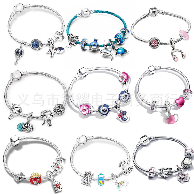 New classic Hot Selling narwhal beaded dolphin turtle beaded DIY men and women children bracelet jewelry gift New classic Hot Selling narwhal beaded dolphin turtle beaded DIY men and women children bracelet jewelry gift
