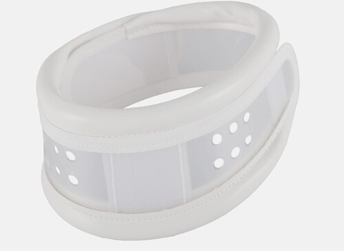 Cervical traction health care protective gear, low head adjustable plastic high elastic neck brace, PVC support neck health care neck brace