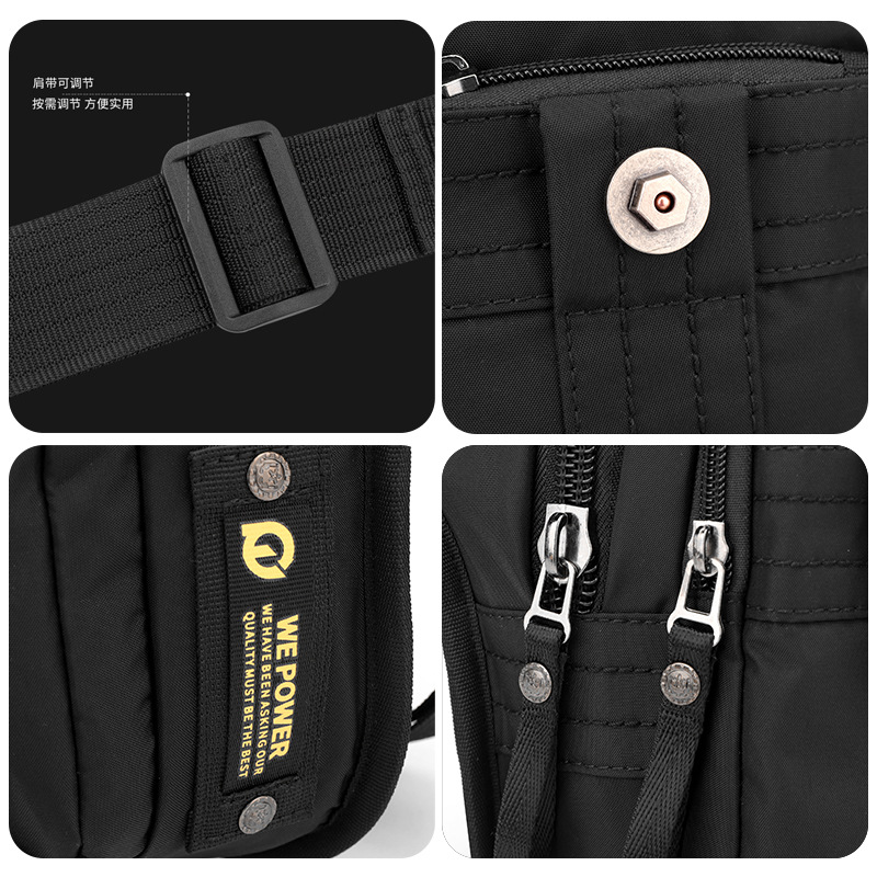 WEPOEWR nueva bolsa de pecho de viaje de viaje de viaje de viaje al aire libre para hombres bolsas de cintura tácticas deportivas convenientes