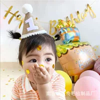 Фирменная детская аксессуар для волос, макет, украшения, реквизит для фотосессий, 1 год, подарочная коробка на день рождения, образец