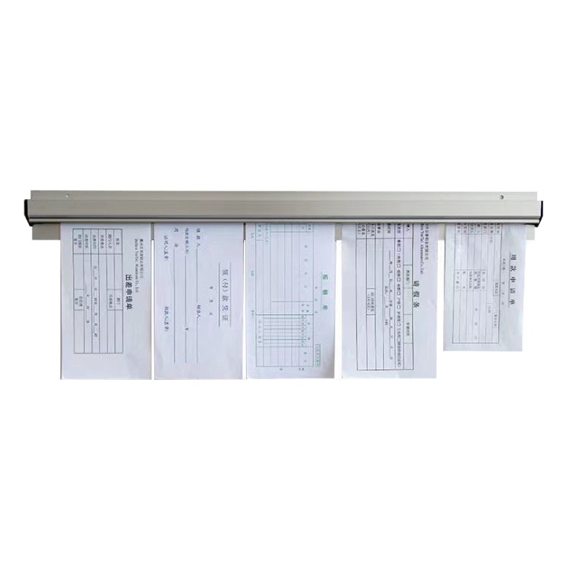 Suministro de fábrica solo clip cocina restaurante menú clip de llevar la lista titular Punch-libre sola fila artefacto