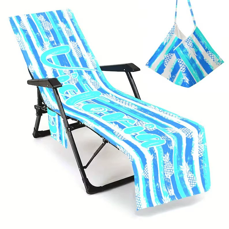 Ананас, доставка за 2 дня, парусник, чехол для пляжного стула, шезлонг, полотенце, пляжное полотенце, сумка, 3D цифровая микрофибра