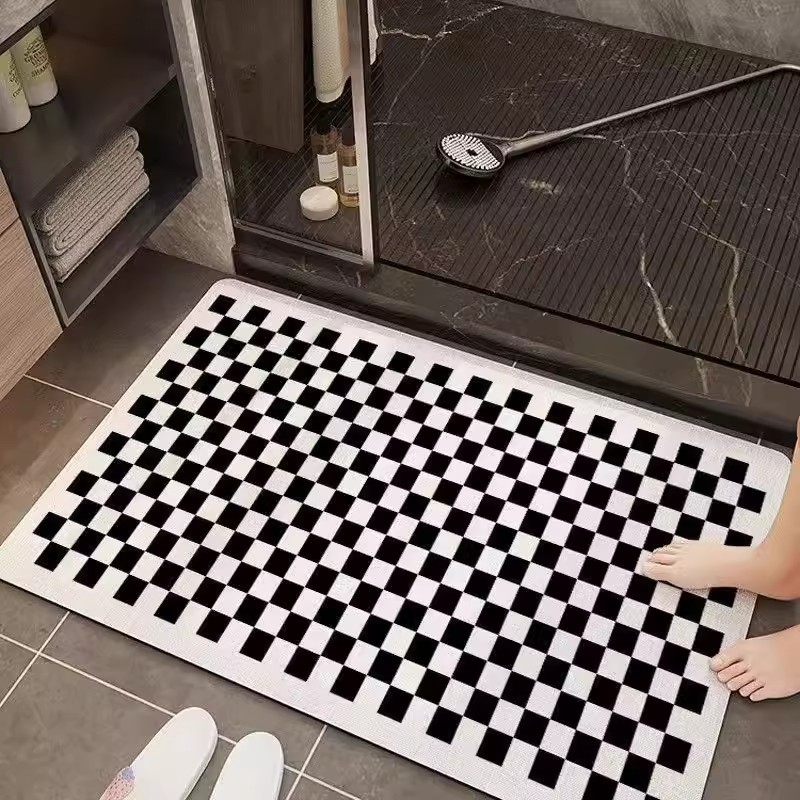 Badmat van technische stof antislip sneldrogend en absorberend_voghion.com
