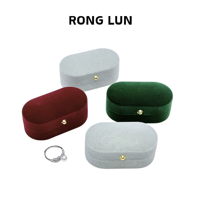 В наличии: 12-цветная бархатная коробка для упаковки ювелирных изделий, коробка для сережек, прямые поставки с фабрики, коробка для колец с золотой застежкой.