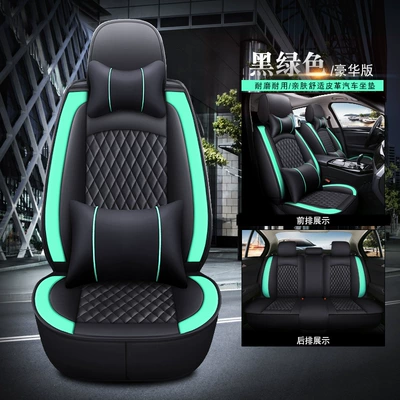 Universal seat cover – Cushion for All Seasons - black-green-standard-edition